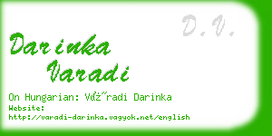 darinka varadi business card